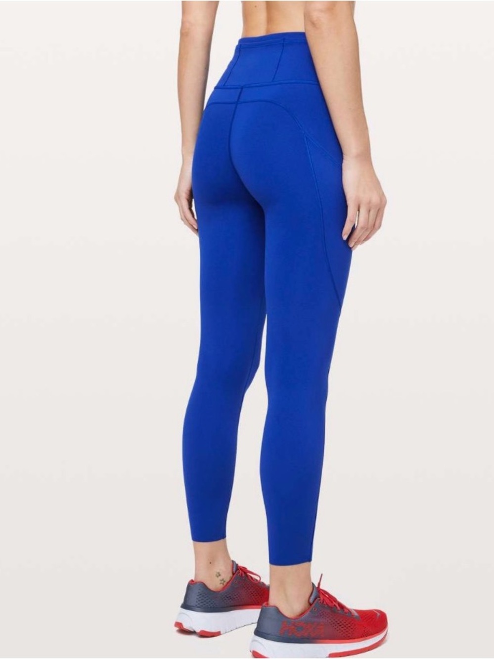 Lululemon Fast & Free 7/8 Tight II *Non-Reflective Nulux 25" Jet Stream Leggings